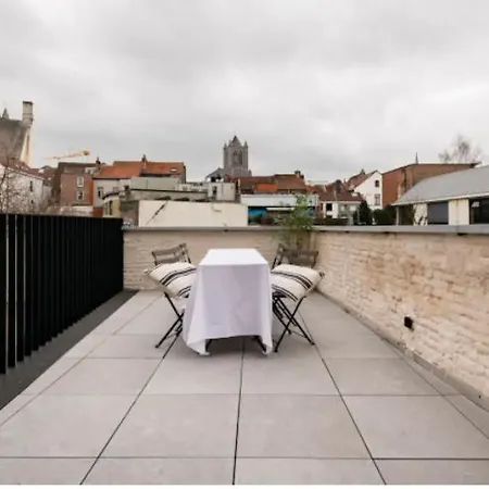 Maison12 - Design With Terrace And View Over Towers Gent
