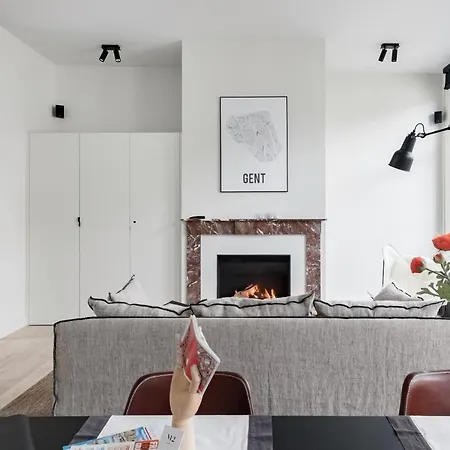 Апартаменты Maison12 - Design With Terrace And View Over Towers Гент
